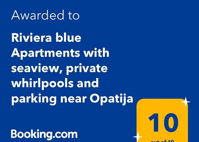 아파트 Riviera Blue With Seaview, Pool, Whirlpool, Parking And Boat Excursions Opric